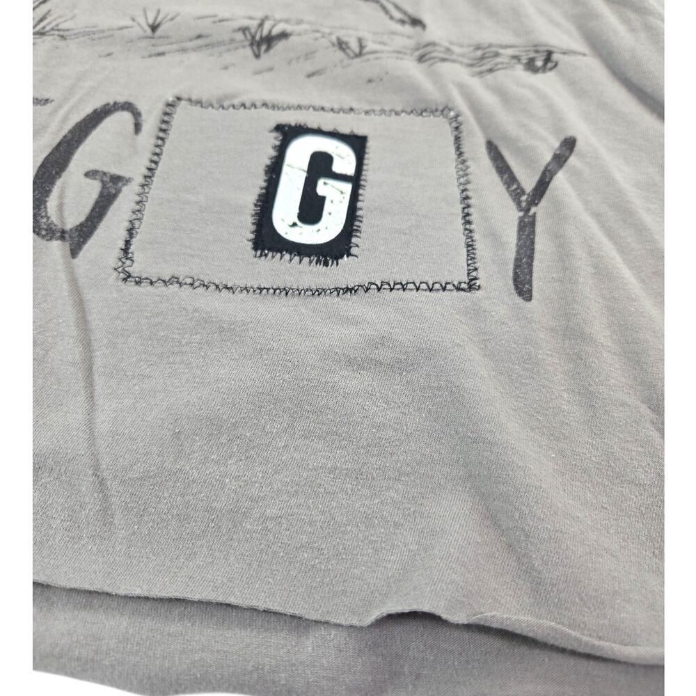 Port & Company| Reworked/Upcycled Leggy Ostritch T-shirt | Size Large - Picture 3 of 6